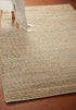5' X 8' Natural And Silver Striped Hand Braided Area Rug