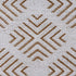 8' Tan And Ivory Diamond Hand Woven Runner Rug