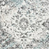 8' X 10' Beige And Blue Damask Area Rug