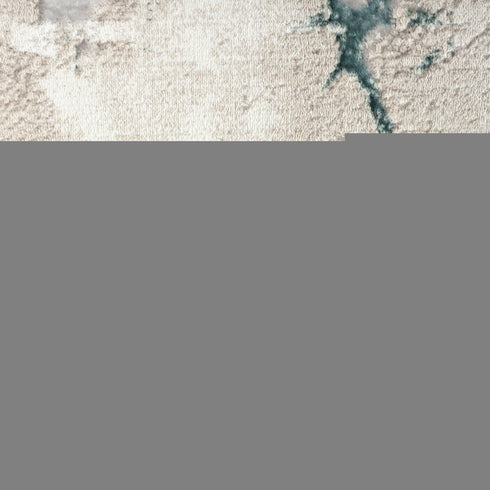 8' X 10' Beige And Blue Abstract Area Rug