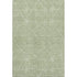 8' X 10' Artichoke Green And Ivory Geometric Washable Area Rug With UV Protection