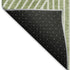 8' X 10' Artichoke Green And Ivory Geometric Washable Area Rug With UV Protection