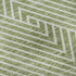 8' X 10' Artichoke Green And Ivory Geometric Washable Area Rug With UV Protection
