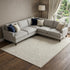 8' X 10' Beige And Ivory Geometric Washable Area Rug With UV Protection
