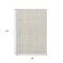 8' X 10' Beige And Ivory Geometric Washable Area Rug With UV Protection