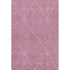 5' X 8' Blush And Ivory Geometric Washable Area Rug With UV Protection