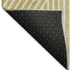 9' X 12' Gold And Ivory Geometric Washable Area Rug With UV Protection