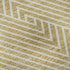 9' X 12' Gold And Ivory Geometric Washable Area Rug With UV Protection