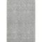 5' X 8' Gray And Ivory Geometric Washable Area Rug With UV Protection
