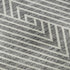 5' X 8' Gray And Ivory Geometric Washable Area Rug With UV Protection