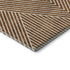 9' X 12' Terra Cotta And Ivory Geometric Washable Area Rug With UV Protection