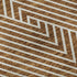 9' X 12' Terra Cotta And Ivory Geometric Washable Area Rug With UV Protection