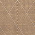 9' X 12' Terra Cotta And Ivory Geometric Washable Area Rug With UV Protection