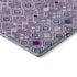 5' X 8' Lavender Ivory And Blue Southwestern Washable Area Rug With UV Protection