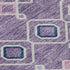 5' X 8' Lavender Ivory And Blue Southwestern Washable Area Rug With UV Protection