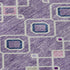 5' X 8' Lavender Ivory And Blue Southwestern Washable Area Rug With UV Protection