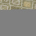 8' Sage Beige And Gold Southwestern Washable Round Rug With UV Protection