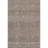 5' X 8' Brown And Beige Striped Washable Area Rug With UV Protection