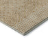 5' X 8' Gold And Ivory Striped Washable Area Rug With UV Protection