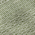 9' X 12' Green And Ivory Striped Washable Area Rug With UV Protection