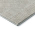 8' X 10' Ivory And Beige Striped Washable Area Rug With UV Protection