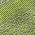 5' X 8' Lime Green And Ivory Striped Washable Area Rug With UV Protection