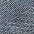 9' X 12' Navy Blue And Ivory Striped Washable Area Rug With UV Protection