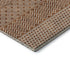 9' X 12' Rust And Ivory Striped Washable Area Rug With UV Protection