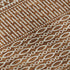 9' X 12' Rust And Ivory Striped Washable Area Rug With UV Protection