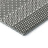 8' X 10' White And Black Striped Washable Area Rug With UV Protection