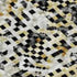 5' X 8' Black And Ivory Abstract Washable Area Rug With UV Protection