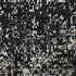 8' X 10' Black And Ivory Abstract Washable Area Rug With UV Protection