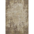 5' X 8' Brown And Beige Abstract Washable Area Rug With UV Protection