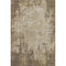 8' X 10' Brown And Beige Abstract Washable Area Rug With UV Protection