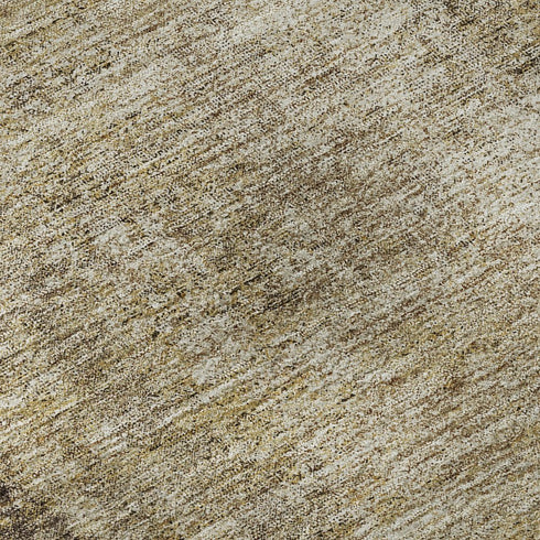 8' X 10' Brown And Beige Abstract Washable Area Rug With UV Protection