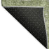 5' X 8' Green And Ivory Abstract Washable Area Rug With UV Protection