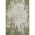5' X 8' Olive Green And Ivory Abstract Washable Area Rug With UV Protection