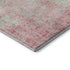 8' X 10' Pink And Ivory Abstract Washable Area Rug With UV Protection