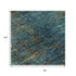8' X 10' Teal And Brown Abstract Washable Area Rug With UV Protection