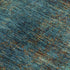 8' X 10' Teal And Brown Abstract Washable Area Rug With UV Protection