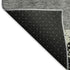 5' X 8' Black Ivory And Beige Geometric Washable Area Rug With UV Protection