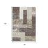 8' X 10' Brown Ivory And Beige Geometric Washable Area Rug With UV Protection