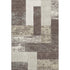 8' X 10' Brown Ivory And Beige Geometric Washable Area Rug With UV Protection