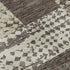 8' X 10' Brown Ivory And Beige Geometric Washable Area Rug With UV Protection