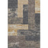 9' X 12' Coffee Gold And Ivory Geometric Washable Area Rug With UV Protection