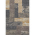 9' X 12' Coffee Gold And Ivory Geometric Washable Area Rug With UV Protection