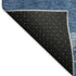 9' X 12' Navy Blue And Ivory Geometric Washable Area Rug With UV Protection
