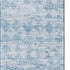 9' X 12' Navy Blue And Ivory Geometric Washable Area Rug With UV Protection