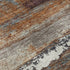 8' X 10' Copper Ivory And Gray Abstract Washable Area Rug With UV Protection