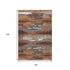 8' X 10' Copper Ivory And Gray Abstract Washable Area Rug With UV Protection